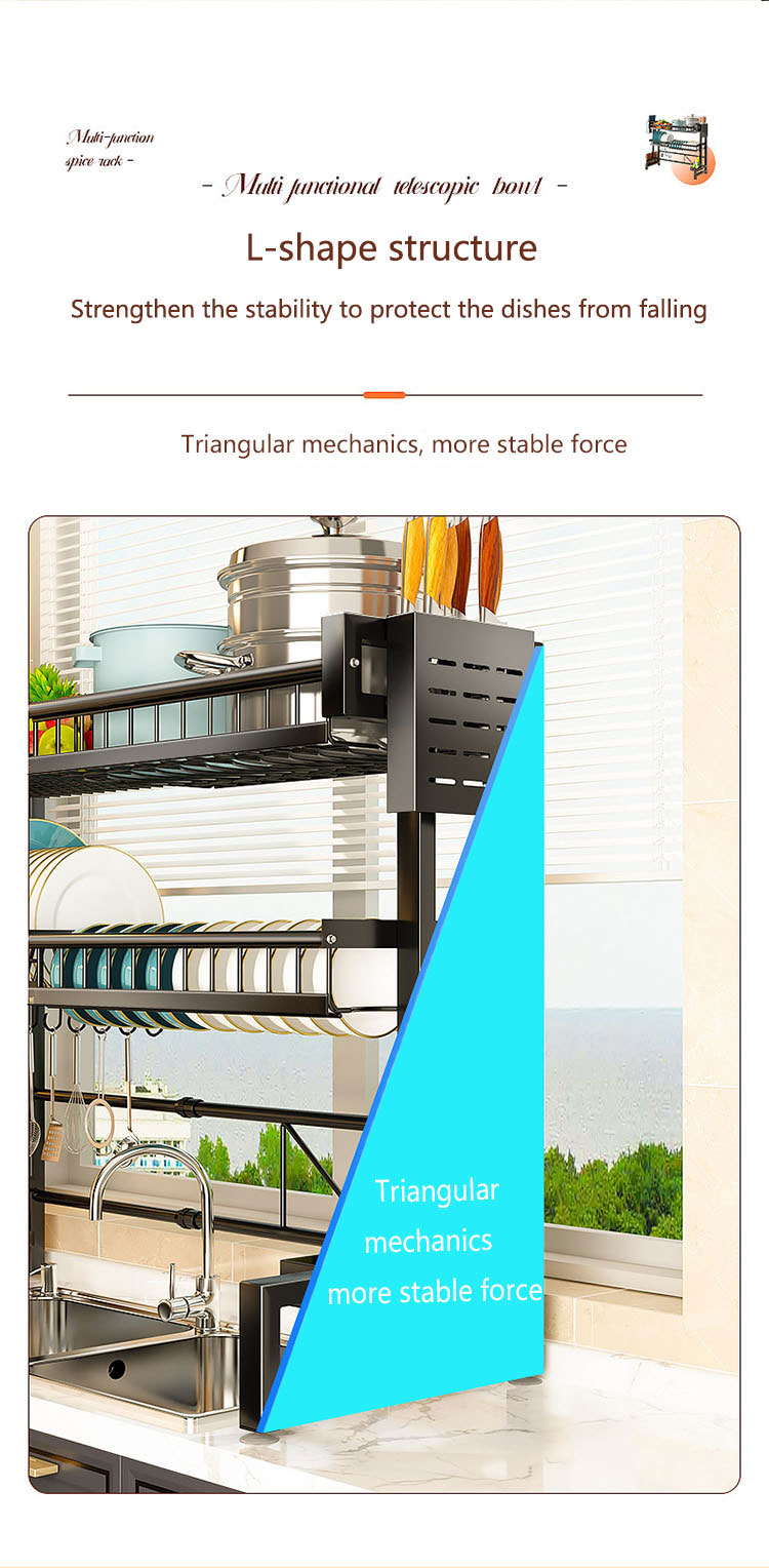 Kitchen Adjustable Modular Dish Rack