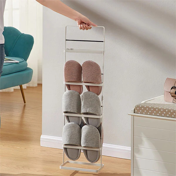 Free Standing Metal Shoe Storage Rack
